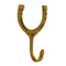 Brass Single Horseshoe Hook